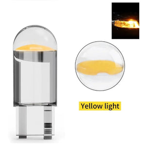 Planet Gates yellow / 10pcs 10pcs T10 W5W WY5W 12V COB LED Bulb Car Lights Signal Lamp for Volkswagen golf 4 5 6 7 POLO Tiguan PASSAT TOURAN Scirocco BEETLE