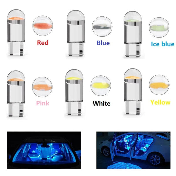 Planet Gates yellow / 10pcs 10pcs T10 W5W WY5W 12V COB LED Bulb Car Lights Signal Lamp for Volkswagen golf 4 5 6 7 POLO Tiguan PASSAT TOURAN Scirocco BEETLE