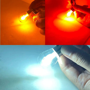 Planet Gates Yellow / 1157 BAY15D P21-5W 2PCS 1156 BA15S P21W Led 1157 BAY15D P21/5W Bulbs Ampoule R5W R10W 18SMD 800LM Car Fog Lights DRL Turn Signal Lamp 12V White Red