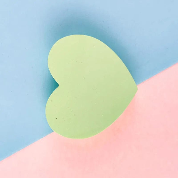 Planet Gates Yellow 120sheets Heart Sticky Notes Notepad Self Sticky Note Pads Notebook Planner Sticker For Office School Stationery Accessories 120 Sheets