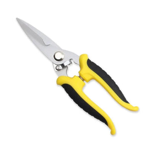 Planet Gates Yellow 1PC Stainless Steel Electrician Scissors Multifunction Manually Shears Groove Cutting Wire And Thin steel Plate Hand Tools