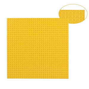 Planet Gates Yellow 1pcs Double-sided 32x16 32x32 Dots Base Plate Classic Small Bricks Baseplates Building Blocks Compatible brand Construction kids toys