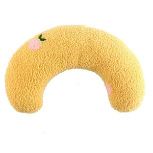 Planet Gates Yellow / 27x17x6cm Pet Little Pillow Fashion Neck Protector Deep Sleep Puppy Kitten U-Shaped Pillow Dog Cat Headrest Sleeping Pillow Pet Supplies