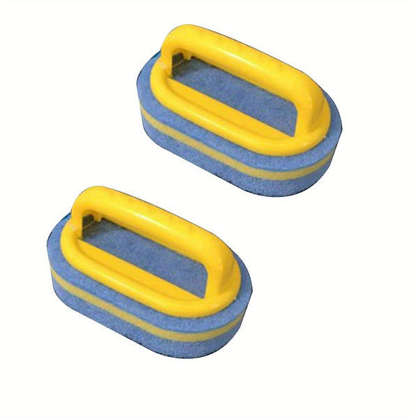 Planet Gates Yellow / 2pcs 1/2pcs Handled Bathtub Scrubber, Sponge Brush, Soft Magic Sponge Eraser Bathtub Ceramic Tile Cleaner, Kitchen Pool Scrub Cleaning Brush, Strong Scouring Pads Scrubbers, Dish Washing Abrasive Pads Brush, Tea Towel