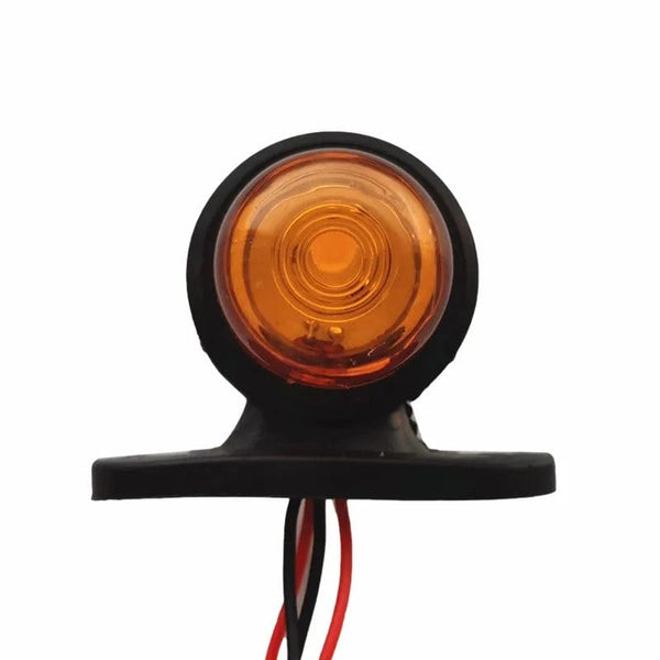 Planet Gates Yellow 2pcs 12v-24v Truck lights Trailer lamp Tail Light truck Side Marker Indicators caravan rear Light tractor Lights Signal Lights