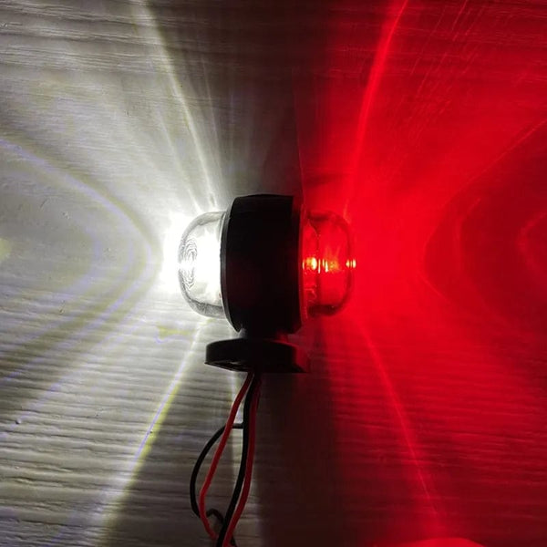 Planet Gates Yellow 2pcs 12v-24v Truck lights Trailer lamp Tail Light truck Side Marker Indicators caravan rear Light tractor Lights Signal Lights