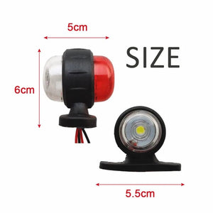 Planet Gates Yellow 2pcs 12v-24v Truck lights Trailer lamp Tail Light truck Side Marker Indicators caravan rear Light tractor Lights Signal Lights