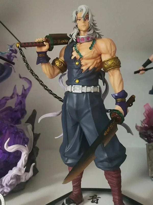 Planet Gates Yellow 30cm Demon Slayer Figures Hantengu Anime Figure Himejima Gyoumei Figurine Kimetsu No Yaiba Tomiokagiyuu Statue Gk Pvc Toys Gift