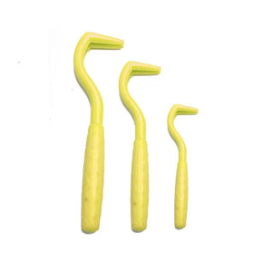 Planet Gates yellow 3pcs/set Pet Tick Remover Hook Plastic Flea Pull Tweezer Removal Tick Gadget Cleaning Accessaries for Dogs Cats Human
