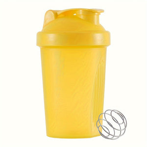 Planet Gates Yellow / 400ml 1pc, 400ml (13.5oz) Shaker Bottle, BPA Free, Protein Shaker Bottle, Mini Sports Plastic Shaker Bottle, Portable, Outdoor Sports Water Bottle, Drinkware