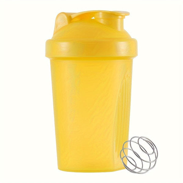 Planet Gates Yellow / 400ml 1pc, 400ml (13.5oz) Shaker Bottle, BPA Free, Protein Shaker Bottle, Mini Sports Plastic Shaker Bottle, Portable, Outdoor Sports Water Bottle, Drinkware
