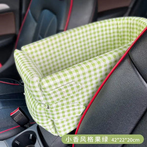 Planet Gates Yellow / 42x22x20 CM Car Central Dog Car Seat Bed Portable Dog Carrier for Small Dogs and Cats Safety Travel Bag Accessories