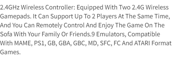 Planet Gates Yellow 4K HD Video Mini Memory Stick Plug and Play Nostalgia Simulator Classic Retro Game Console For Gifts