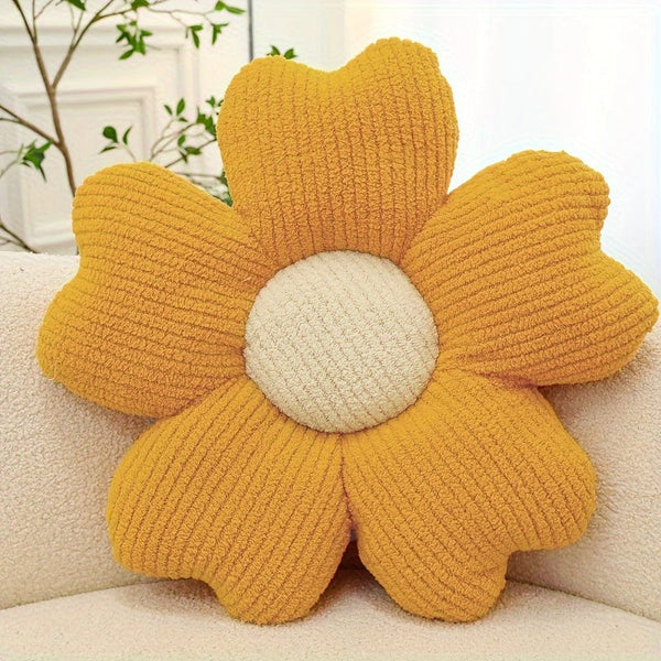Planet Gates Yellow / 50*50cm 1pc Home Decorative Cushion, Breathable Flower Seat Cushion, Table Chair Cushion Floor Pillow For Sofa Couch Bed Office