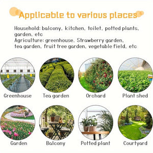 Planet Gates Yellow / 50 PCS 50pcs, Large Insect Sticky Fly Traps Paper Set Glue Catcher Killer Insect Bug Flies Indoor And Outdoor Insect Traps, Indoor Outdoor House Kitchen Plants Trees Flying Insects, Pest Control