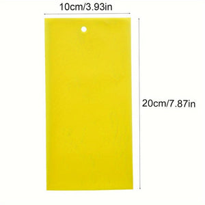 Planet Gates Yellow / 50 PCS 50pcs, Large Insect Sticky Fly Traps Paper Set Glue Catcher Killer Insect Bug Flies Indoor And Outdoor Insect Traps, Indoor Outdoor House Kitchen Plants Trees Flying Insects, Pest Control