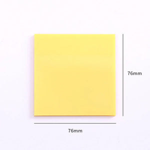 Planet Gates Yellow 50 Sheets Creative Transparent PET Memo Pad Posted It Sticky Notes Planner Sticker Notepad School Supplies Students Stationery