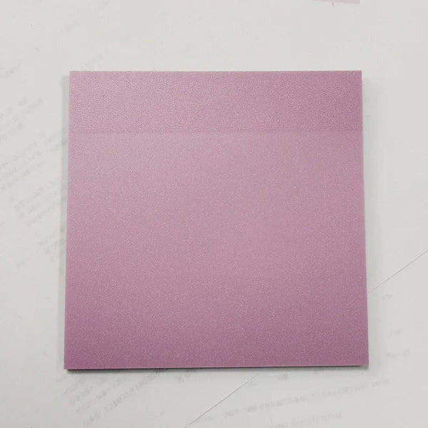 Planet Gates Yellow 50 Sheets Creative Transparent PET Memo Pad Posted It Sticky Notes Planner Sticker Notepad School Supplies Students Stationery