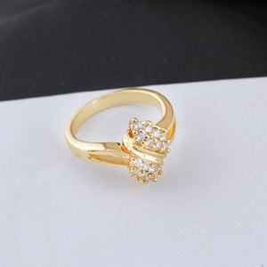 Planet Gates Yellow / 6 100% 14K Gold Diamond Charm Lady Rings for Women Bohemia Engagement Irregular Aros Mujer Oreja 14 K Gold Jewelry
