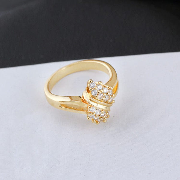 Planet Gates Yellow / 6 100% 14K Gold Diamond Charm Lady Rings for Women Bohemia Engagement Irregular Aros Mujer Oreja 14 K Gold Jewelry