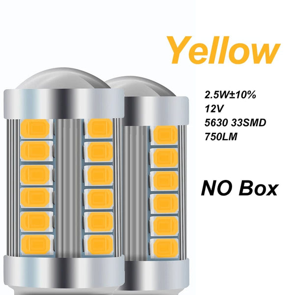 Planet Gates Yellow / 7443 W21/5W T20 2X 1156 BA15S P21W 1157 P21/5W BAY15D BAU15S PY21W T20 7443 7440 3157 LED Car Tail Bulb Brake Reverse DRL Signal Light 12V 24V