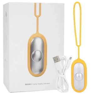 Planet Gates Yellow A Microcurrent USB Charging Holding Sleep Aid Instrument Portable Hypnosis Instrument Massager Relax Pressure Relief Sleep Devices