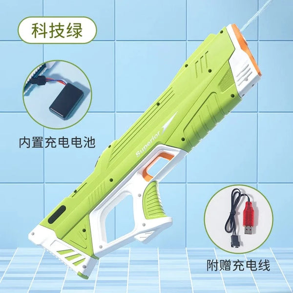 Planet Gates Yellow AK UNCLE E Double-hole water outlet water gun toy with large capacity outdoor water toy
