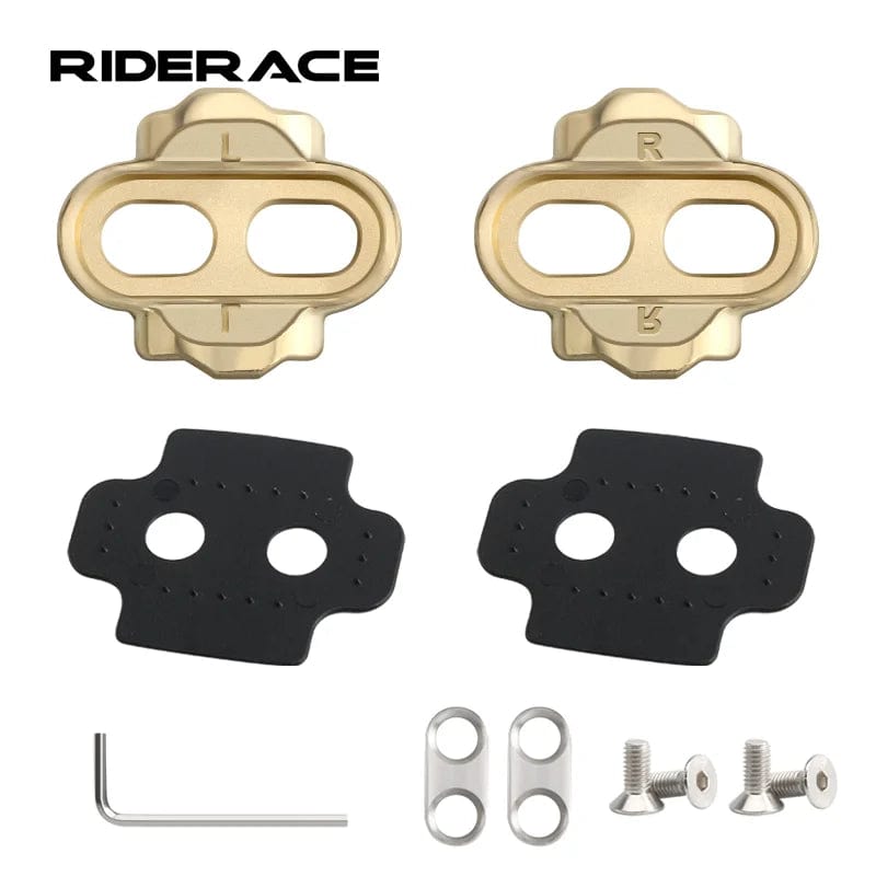Planet Gates Yellow Bicycle Premium Pedals Cleats Mountain Bike For Crank Brother For Eggbeater Candy Smarty Mallet Pedal Copper MTB Accessories