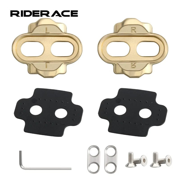 Planet Gates Yellow Bicycle Premium Pedals Cleats Mountain Bike For Crank Brother For Eggbeater Candy Smarty Mallet Pedal Copper MTB Accessories