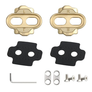 Planet Gates Yellow Bicycle Premium Pedals Cleats Mountain Bike For Crank Brother For Eggbeater Candy Smarty Mallet Pedal Copper MTB Accessories
