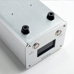 Planet Gates yellow black 3000W 15A Audio AC Power Filter Power Socket LED Digital Display Audio Noise Filter Lightning Protection Palivens P20