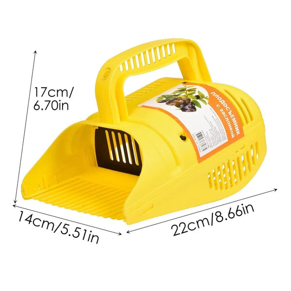 Planet Gates yellow Blueberry Picker Multifunctional Portable Blueberry Picker With Comb-Shaped Blueberry Rake Gardening Hand Tool For Harvesting