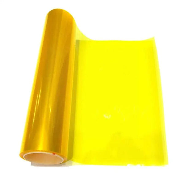 Planet Gates Yellow Car Light Headlight Taillight Tint Vinyl Film Lamp Film Sticker Sheet Color-Changing Smoke Matt Rear Fog Sticker