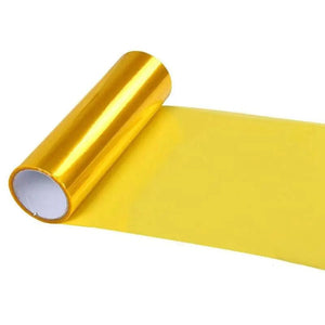 Planet Gates Yellow Car Light Headlight Taillight Tint Vinyl Film Lamp Film Sticker Sheet Color-Changing Smoke Matt Rear Fog Sticker