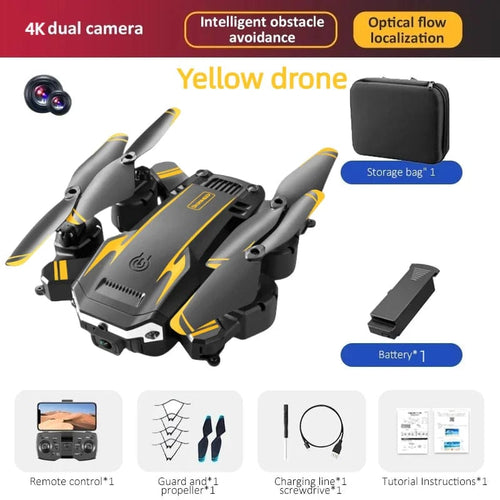 Planet Gates Yellow Dual 4K-1B Xiaomi Mijia G6Pro Drone Professional 8K GPS HD Dual Camera 5G Obstacle Avoidance Optical Flow Positioning Brushless Upgraded RC