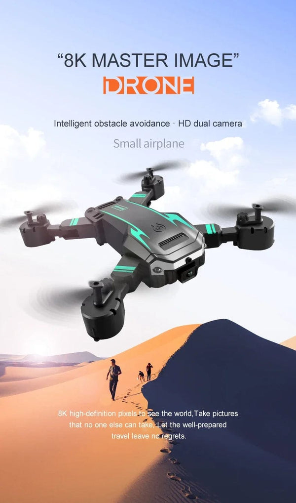 Planet Gates Yellow Dual 4K-1B Xiaomi Mijia G6Pro Drone Professional 8K GPS HD Dual Camera 5G Obstacle Avoidance Optical Flow Positioning Brushless Upgraded RC