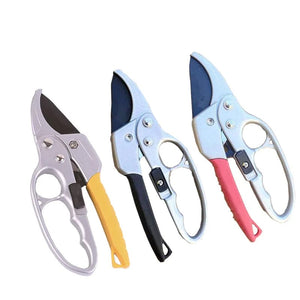 Planet Gates Yellow Handle Effort-saving Pruning Scissors Professional Fruit Tree Gardening Pruning Branch Pruning Shears Thick Branch Scissors