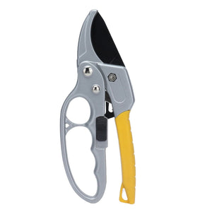 Planet Gates Yellow Handle Effort-saving Pruning Scissors Professional Fruit Tree Gardening Pruning Branch Pruning Shears Thick Branch Scissors