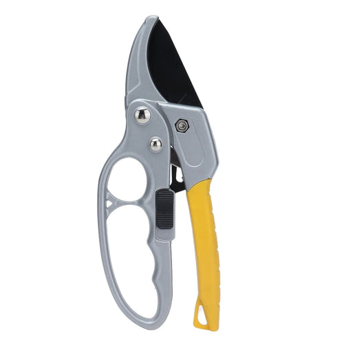 Planet Gates Yellow Handle Effort-saving Pruning Scissors Professional Fruit Tree Gardening Pruning Branch Pruning Shears Thick Branch Scissors