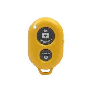 Planet Gates Yellow Mini Camera Bluetooth-compatible Remote Controller Photo Shutter Release Button Phone Selfie For IOS/Android Smartphones