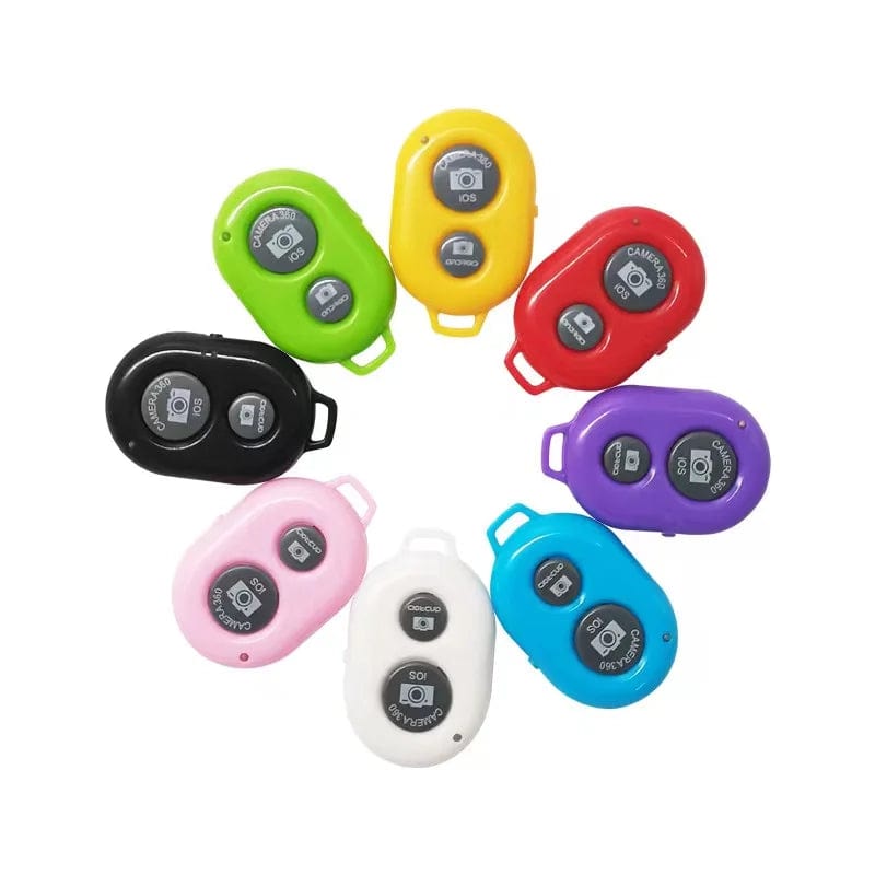 Planet Gates Yellow Mini Camera Bluetooth-compatible Remote Controller Photo Shutter Release Button Phone Selfie For IOS/Android Smartphones