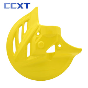 Planet Gates Yellow Motorcycle Brake Disc Protection Cover Plastic Protective Cover For Honda CRF250R CRF450R CRF250RX CRF450RX CRF250X CRF450X Part