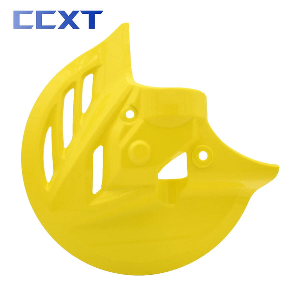 Planet Gates Yellow Motorcycle Brake Disc Protection Cover Plastic Protective Cover For Honda CRF250R CRF450R CRF250RX CRF450RX CRF250X CRF450X Part