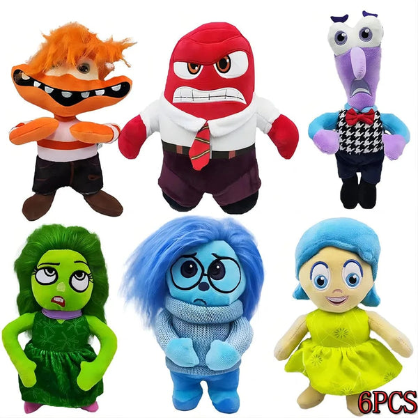 Planet Gates Yellow Movie Inside Out Cartoon characters Bing Bong Joy Sadness Anger Disgust Fear Anxiety Plush toys doll Gifts for children