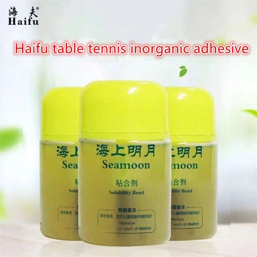 Planet Gates Yellow New Table Tennis Racket HAIFU SEA MOON Professional Table Tennis Rubber Solubility Bond Booster/ Bond Oil/ VOC Tune Glue 100ML
