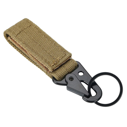 Planet Gates Yellow Outdoor Tactical Carabiner Key Bag Accessories Multifunctional Belt Buckle Nylon Webbing
