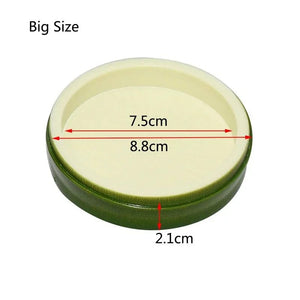 Planet Gates Yellow Pet Reptile Feeder Bowl Resin Aquarium Basin Food Water Pot Reptile Turtle Tortoise Scorpion Lizard Crabs Supplies Dropshipping