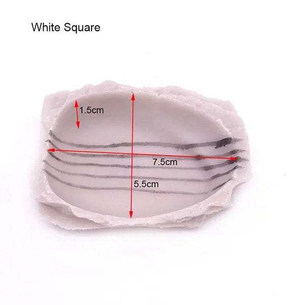 Planet Gates Yellow Pet Reptile Feeder Bowl Resin Aquarium Basin Food Water Pot Reptile Turtle Tortoise Scorpion Lizard Crabs Supplies Dropshipping