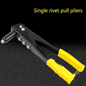 Planet Gates yellow rivet gun 1pc Rivet Gun, Manual Pop Rivet Gun Nail Gun Rivet Gun Household Tool Nailer Aluminum Alloy Rivet Gun Latin Gun Pliers