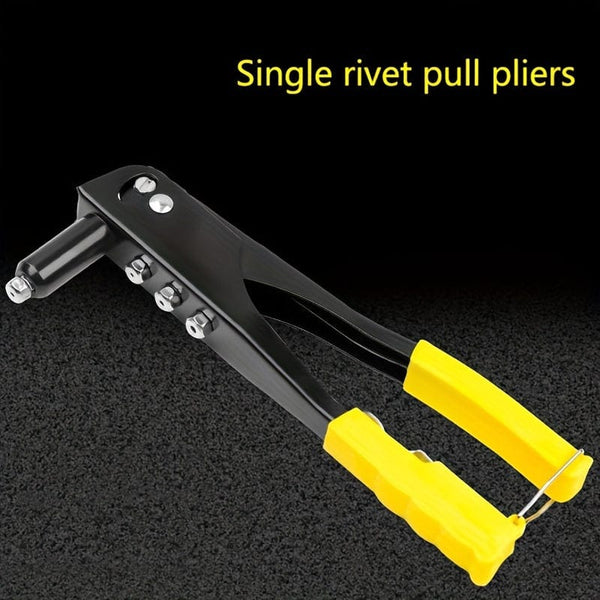 Planet Gates yellow rivet gun 1pc Rivet Gun, Manual Pop Rivet Gun Nail Gun Rivet Gun Household Tool Nailer Aluminum Alloy Rivet Gun Latin Gun Pliers